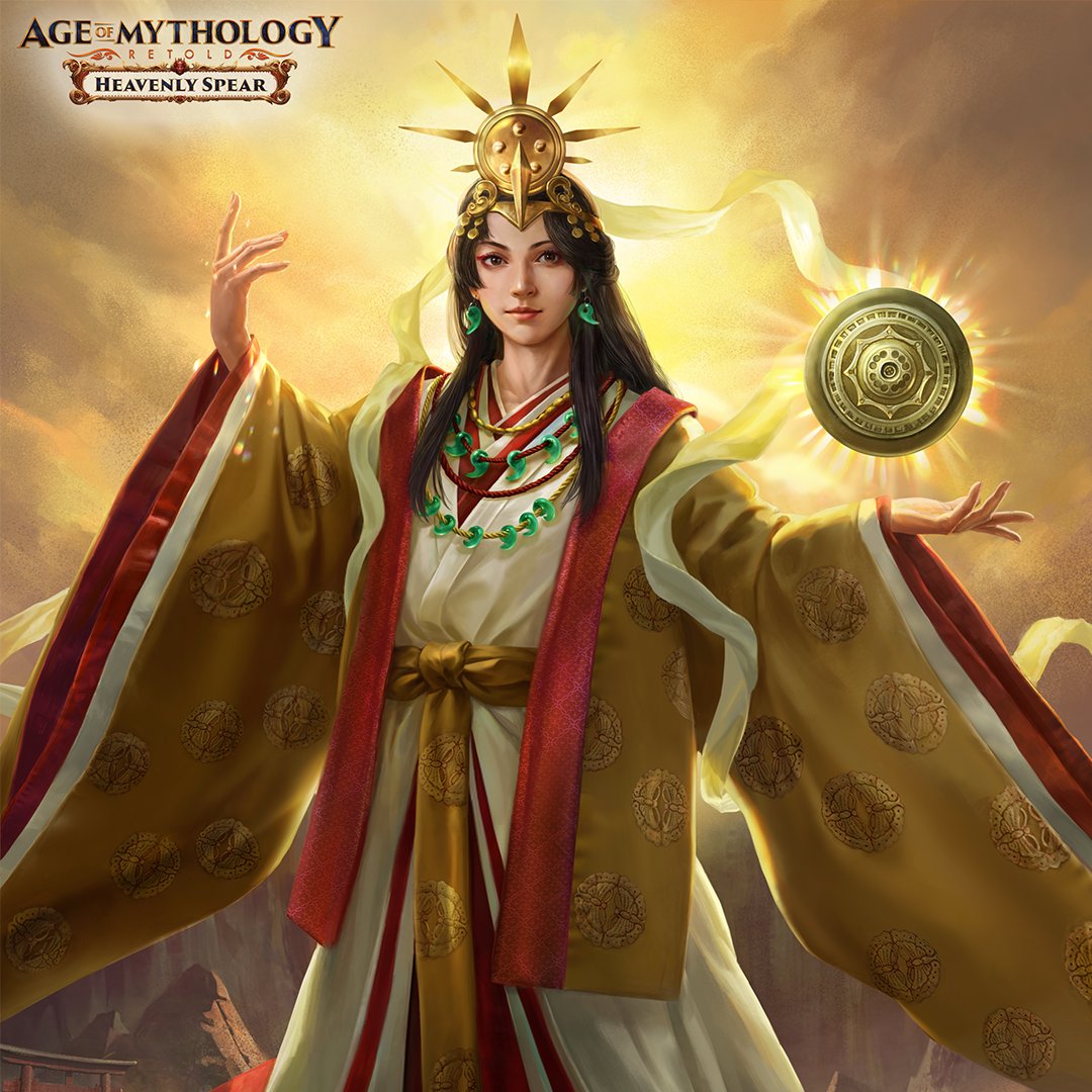 Amaterasu, Goddess of the Sun, empowers radiant strength in your economy and warriors in Age of Mythology: Retold. 
 
- Gold flows with every Bushidō tier
- Samurai &amp; Onna-musha earn additional XP outside combat
- Shrines supercharge resources
- Warriors regenerate HP faster in