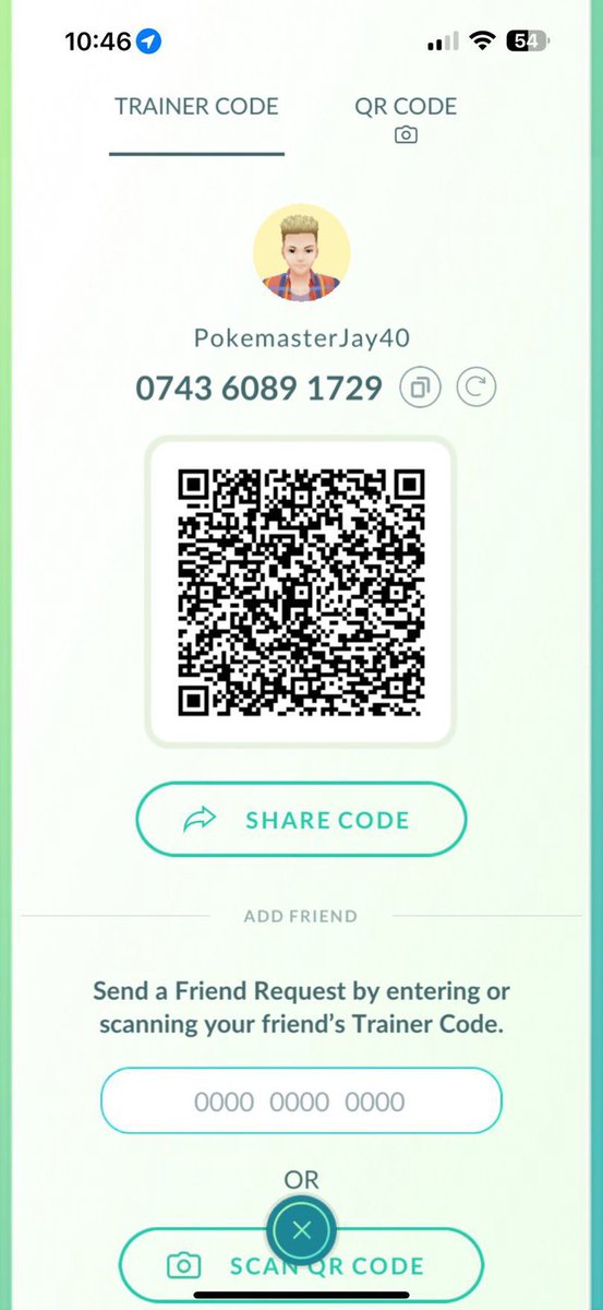 Got room for 20 new friends preferably senders … I don’t egg and slow interactions will be removed . 

074360891729

#pokemon #pokemongo #pokemongofriendcodes #gaymer #pokemongofriend #pokemongofriends