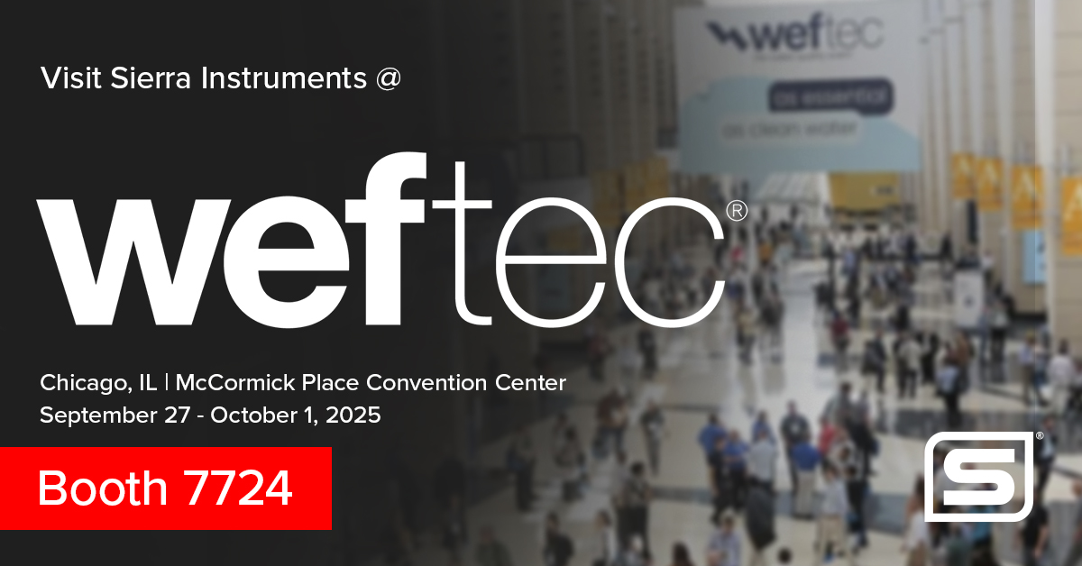 sierraflow's tweet image. Sierra is pleased to announce that we will be exhibiting our precision gas flow solutions for aeration and biogas applications at WEFTEC, booth 7724, September 29 through October 1, 2025, hosted at the McCormick Place Convention Center, in Chicago, IL.  
bit.ly/4lYdOYH