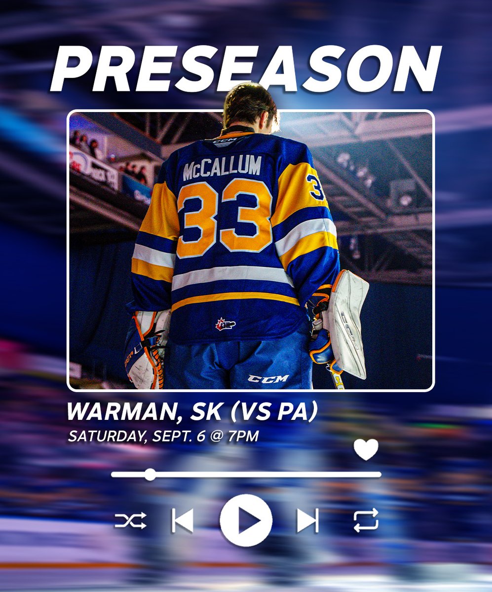 WARMAN 📢

Now's your LAST CHANCE to grab tickets for tomorrow night's preseason game against the Prince Albert Raiders! Take in the best rivalry in the <a href="/TheWHL/">Western Hockey League</a> at the Warman Home Centre Communiplex

TIX 🎟️ | tinyurl.com/5c6hmnf5
