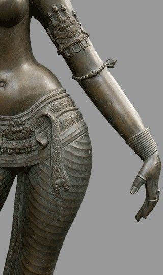 Detail : Statue of Standing Parvati (10th Century)