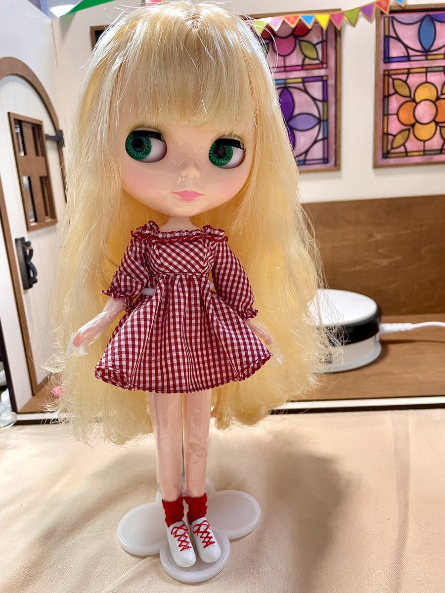 ☆♡不思議の国のアリス風♡カスタム ブライス 🌼🐈⸒⸒⸒⸒🧁🐈⸒⸒⸒⸒🧁🌼 #カスタムブライス #customblythe