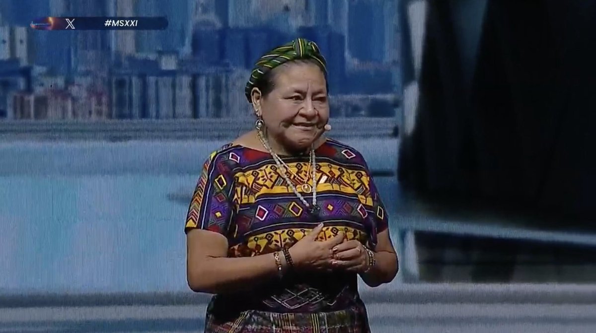 🌍 La voz de la paz resuena con Rigoberta Menchú, Premio Nobel de la Paz.
Conéctate 👉 bit.ly/3JPOhni

<a href="/fundaciontelmex/">Fund Telmex Telcel</a> | <a href="/RigobertMenchu/">Rigoberta Menchú Tum</a> #MSXXI2025 #MSXXI