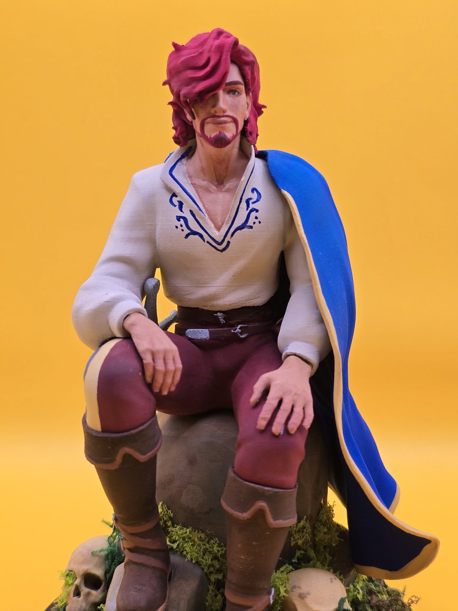 RedJester4's tweet image. Сделала фигурку своего персонажа :3