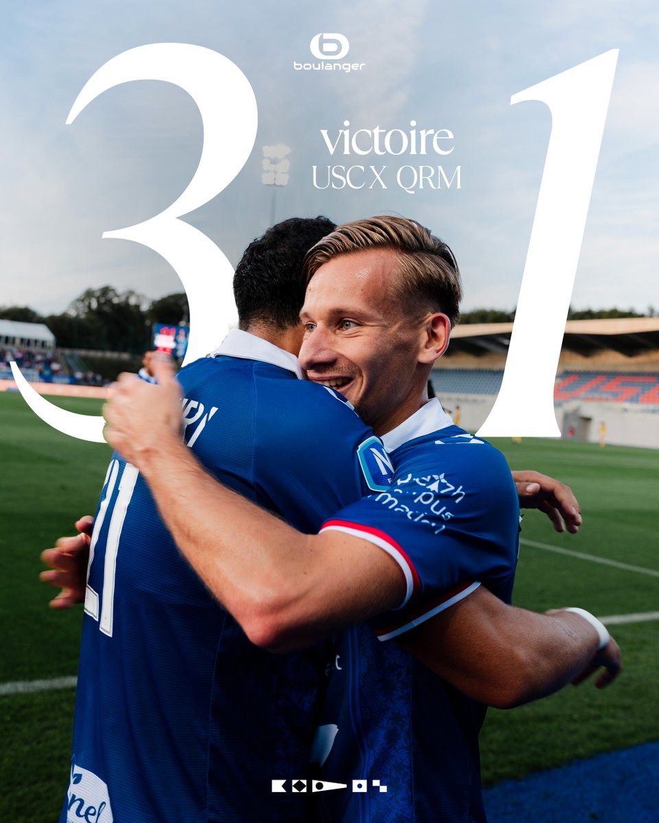 ⏱️ 90’ | C'est terminé !

Les Thoniers signent leur premier succès à domicile, avec sérieux et réalisme.

Soukouna et ETcheverria sont les deux buteurs Concarnois de la soirée.

USC – QRM | 3-1