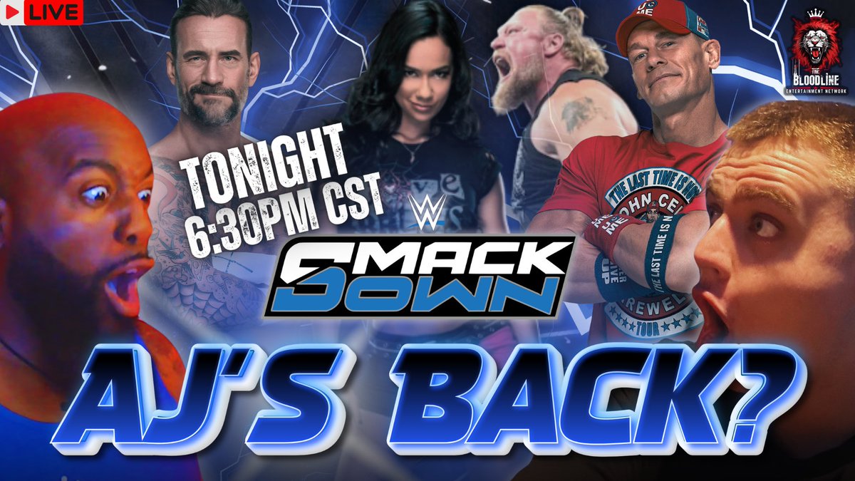 Devin The Tribal Chief (@clark_wrestling) on Twitter photo 🔥 LIVE 6:30PM CST! 🔥 CM Punk RETURNS in Chicago 🏟️ + AJ Lee comeback rumors 👀 Don’t miss the SmackDown Watch-Along w/ The Tribal Chief & <a href="/JonnyAutism/">Jonny Autism</a> !
#WWESmackDown #CMPunk #AJLeeReturn
Streaming Dimensions : 👇🏾
✅ YouTube link youtube.com/@Devinthetriba…
✅ Twitch link 🔥 LIVE 6:30PM CST! 🔥 CM Punk RETURNS in Chicago 🏟️ + AJ Lee comeback rumors 👀 Don’t miss the SmackDown Watch-Along w/ The Tribal Chief & <a href="/JonnyAutism/">Jonny Autism</a> !
#WWESmackDown #CMPunk #AJLeeReturn
Streaming Dimensions : 👇🏾
✅ YouTube link youtube.com/@Devinthetriba…
✅ Twitch link