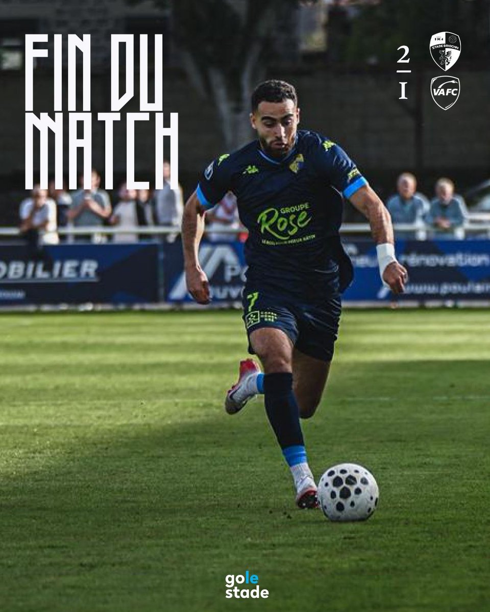 𝑳𝒊𝒗𝒆

90’+5 🏁 | VICTOIRE !

Première victoire de la saison pour nos Griffons.
Des Griffons solides même après la réduction de l'écart à 10 minutes du terme.

3 points qui font du bien !

𝟮⌁𝟭 | #𝗦𝗕VAFC
#golestade 🔵🟡