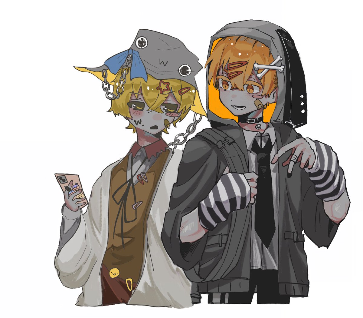 #絵ンどるぴん #おつかれなあ〜と
　合作❕