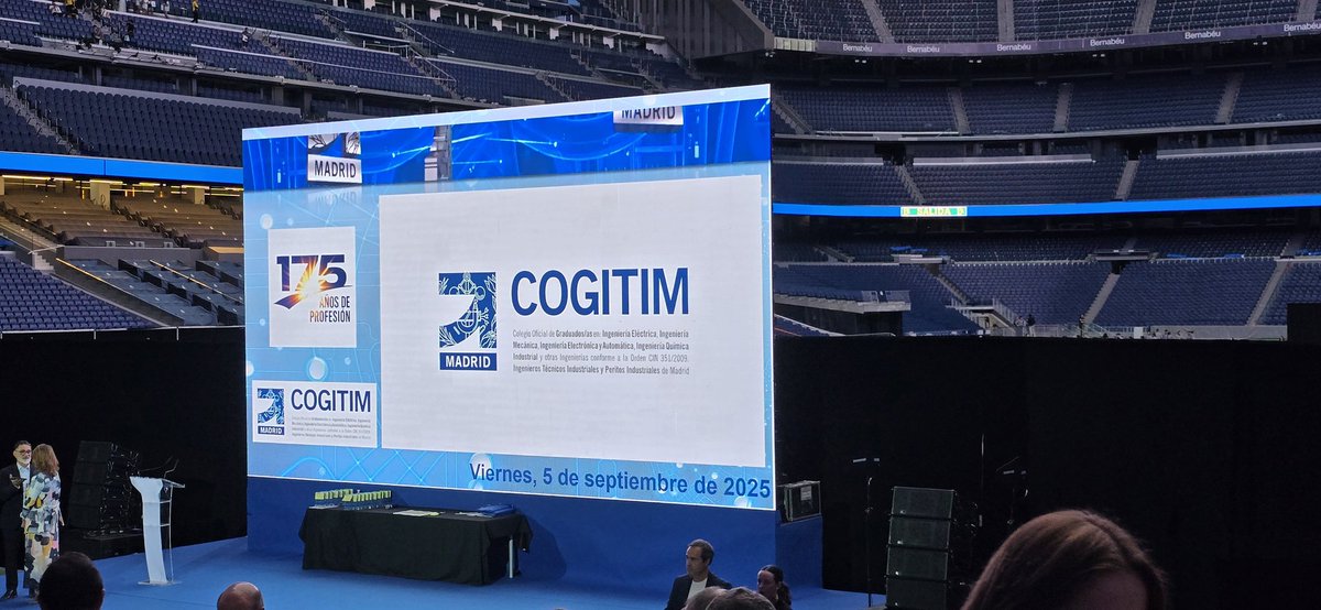 Celebrando los 175 años y un día de la profesión de Ingeniero Industrial.
Orgulloso de ser una muy pequeña parte de esa historia.