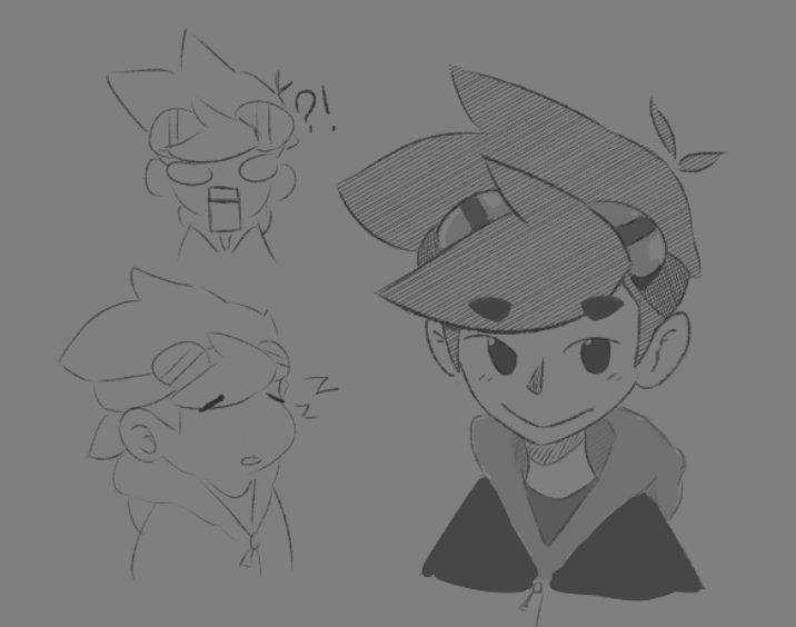 SpootCreative's tweet image. Messing around with my OC's design~

I kinda like that he gives off "generic MC" vibes... but I wanna find ways to make him feel more unique 😋