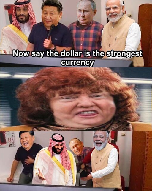 HarveyWall8angR's tweet photo. #dedollarization #dedollarize #dedollarisation #Desdolarização #Entdollarisierung #DXY #desdolarización #BRICS #BRICSupdate https://t.co/iIh13laU4z