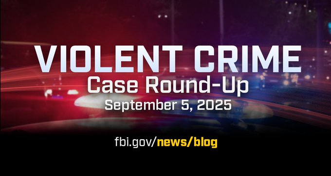 The FBI plays a crucial role in combating violent crime nationwide. Read this recent round-up of violent crime stories:  fbi.gov/news/news-blog…