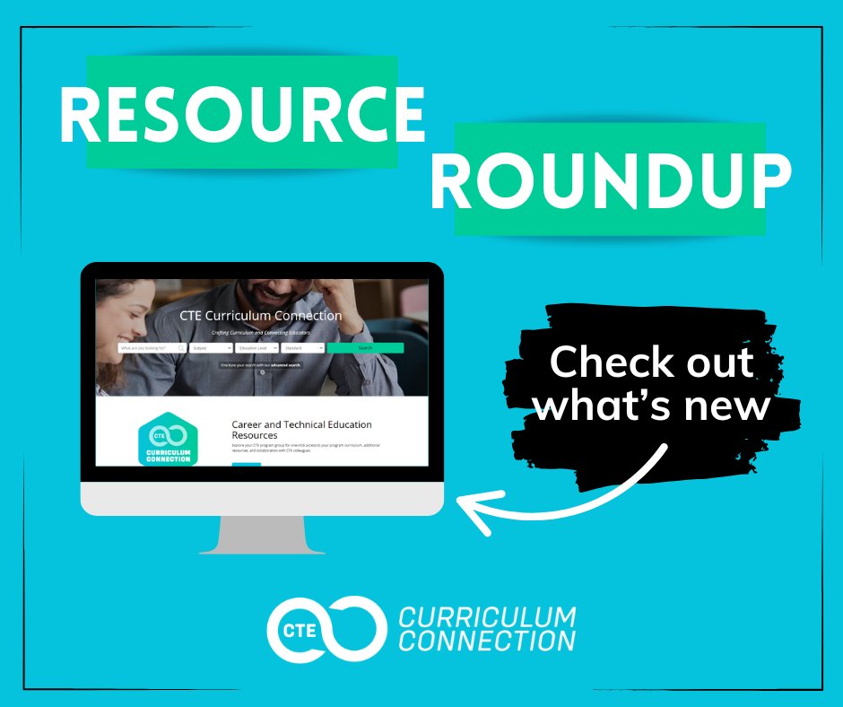 ✨ Fresh materials, engaging resources! Check out the newest CTE Curriculum Connection resources added in August to spark innovation in CTE classrooms.
For details visit: cte.ctecaz.org
#CTEWorks #careerandtechnicaleducation #iamCTE #curriculumconnection #azctecc