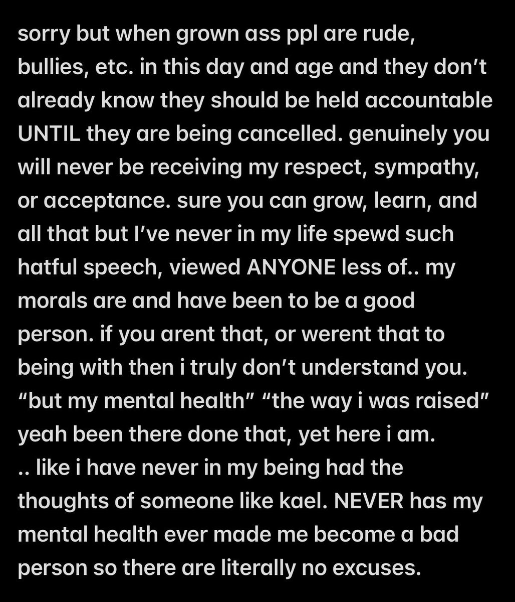 it’s quite literally not hard to be a good person