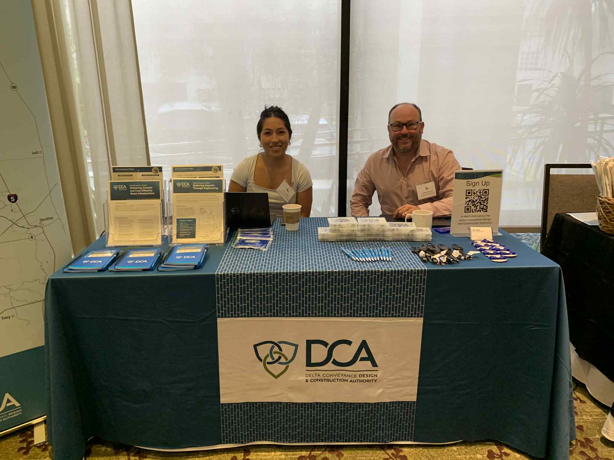 OCWaterSummit's tweet photo. Thank you to our #OCWaterSummit exhibitors!
💦Delta Conveyance Design and Construction Authority
👷Doty Bros Construction
🥬ECORP Consulting, Inc.
💩OC San
🎤Tripepi Smith https://t.co/MxCUpudOey