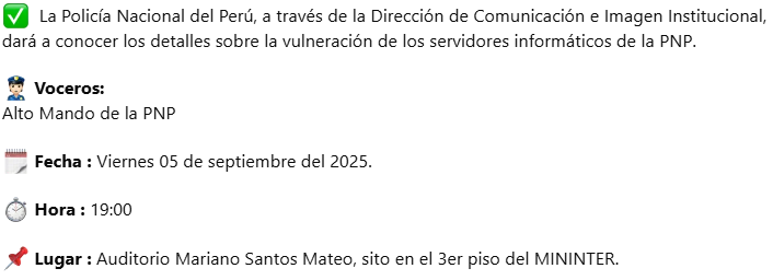 jesusverdeL's tweet photo. El alto mando de la policía convoca a una conferencia de prensa para tratar de responder sobre la vulneración de sus sistemas informáticos.  Grave la fuga de información, más que una conferencia, varios deben poner su cargo a disposición, empezando por el inocuo ministro del interior.
