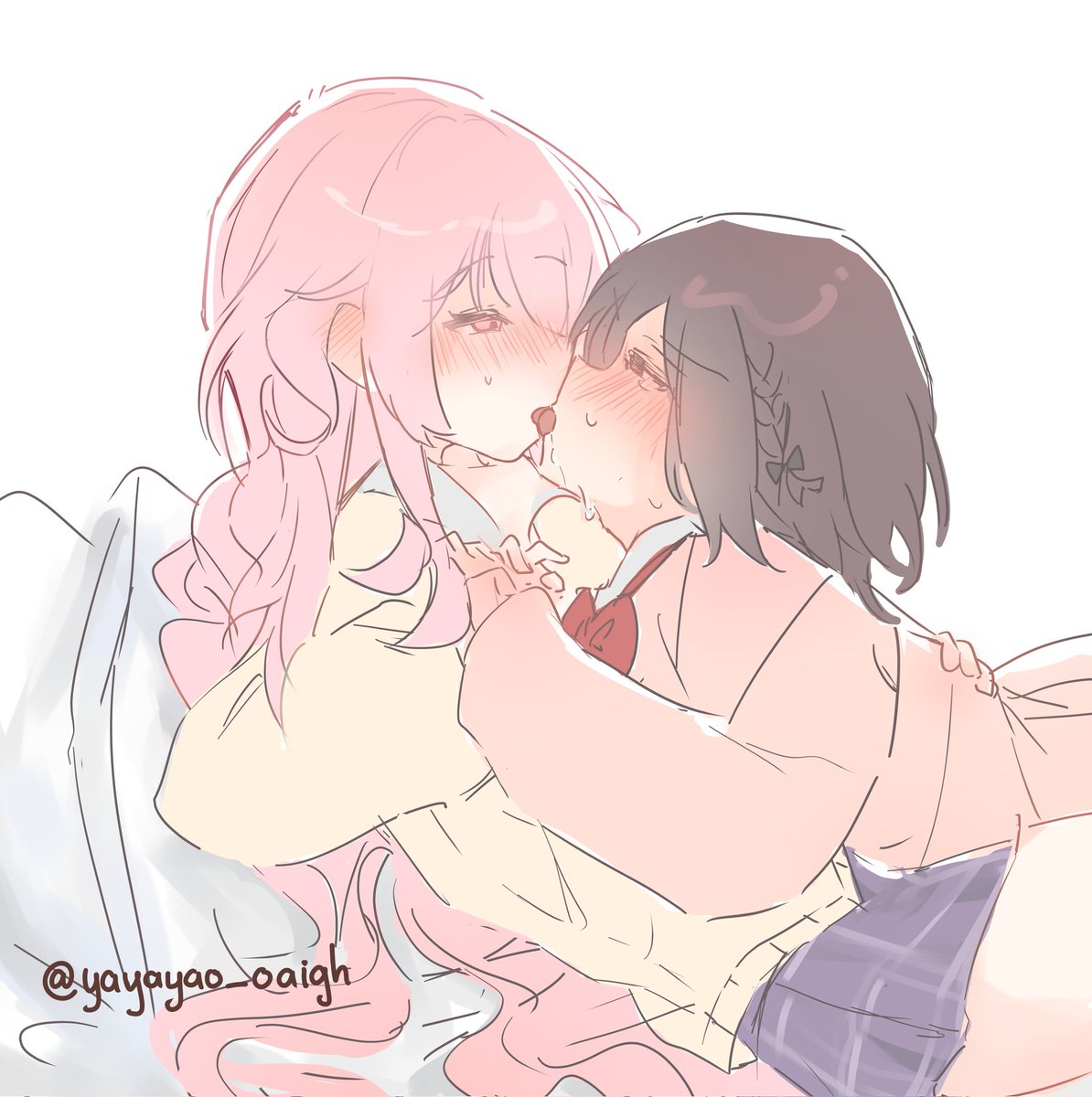 yayayao_oaigh's tweet photo. I draw mzen kissing until it becomes viral 🎀🎨
#mzen #みずえな #prsk_GL #Prsk_FA #mizuena https://t.co/AMqbc8Y7Gz