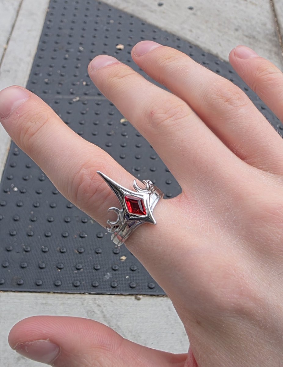I'm handing out custom, solid stainless steel rings for @chrovont, based on the Federation Crown series at #RDC25!

Come find me!

#Roblox #RobloxDev