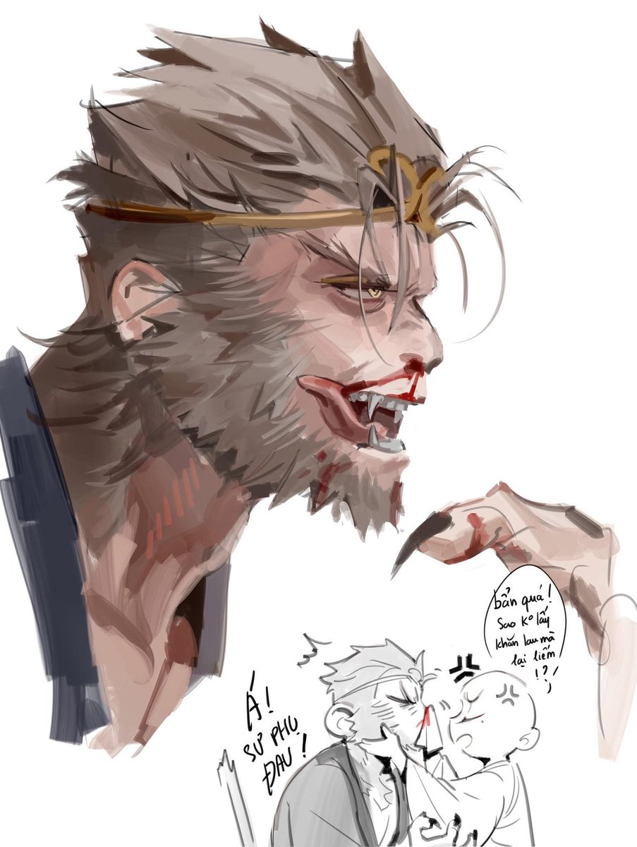 “blood”🩸

#jttw #WuKong #Sanzang