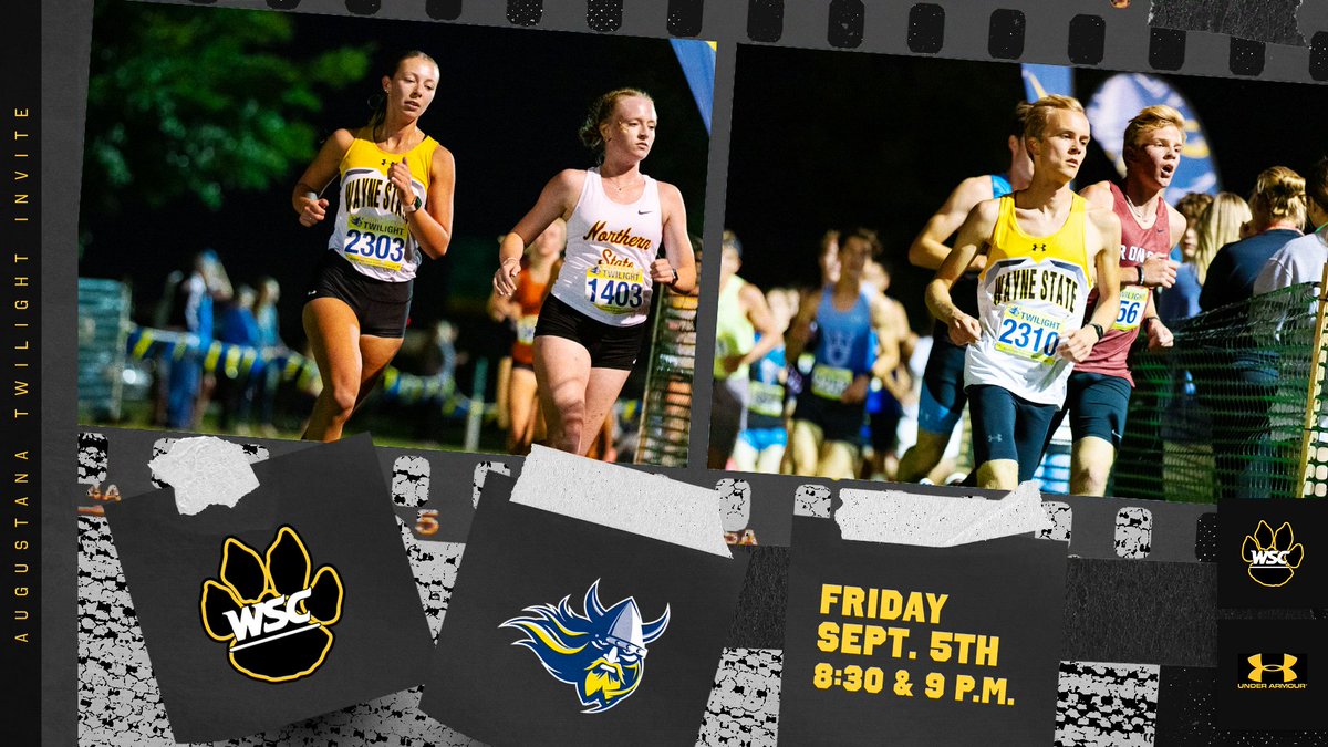 Wayne State Wildcats (@wscwildcats) on Twitter photo MEET DAY - <a href="/WSCXCTF/">Wayne State College Cross Country/Track & Field</a> opens the season tonight under the lights at the Augustana Twilight Invite in Sioux Falls. Women's race at 8:30 p.m. followed by men at 9 p.m. #PlayforthePaw
📊dakotatiming.com MEET DAY - <a href="/WSCXCTF/">Wayne State College Cross Country/Track & Field</a> opens the season tonight under the lights at the Augustana Twilight Invite in Sioux Falls. Women's race at 8:30 p.m. followed by men at 9 p.m. #PlayforthePaw
📊dakotatiming.com