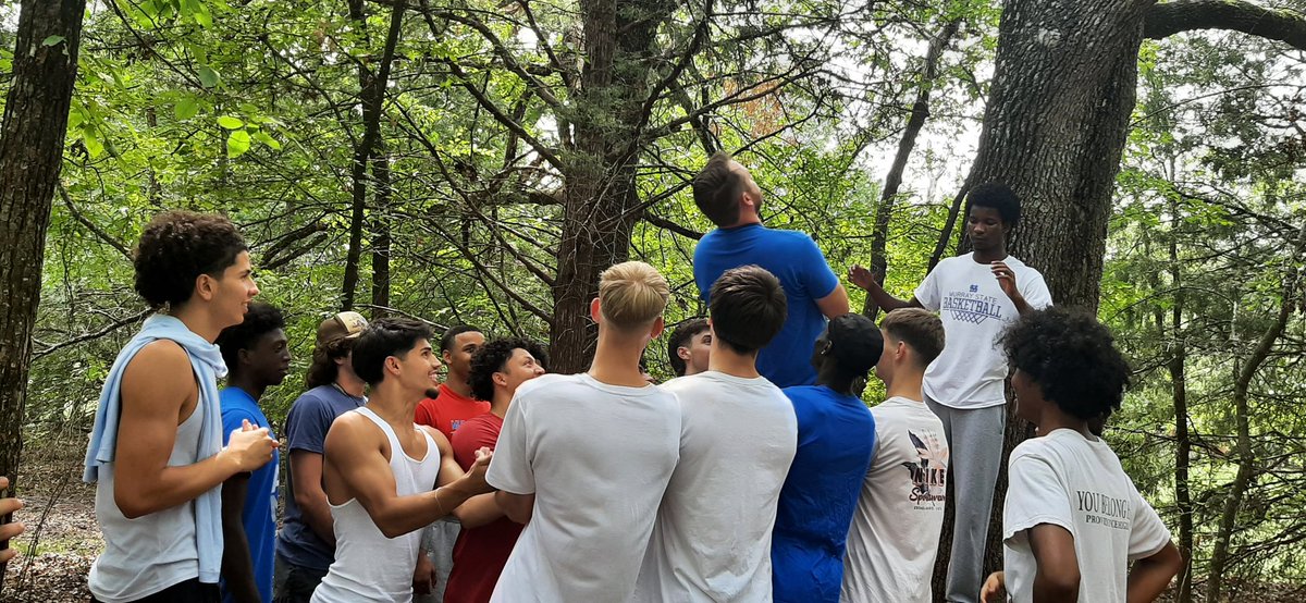 Huge thank you to Pastor Jon and Fasiri for hosting our guys at the Ropes Course today! 🙌 Grateful for the time, wisdom, and teamwork. "God gave us two ears and one mouth for a reason—listen!" 👂✝️
