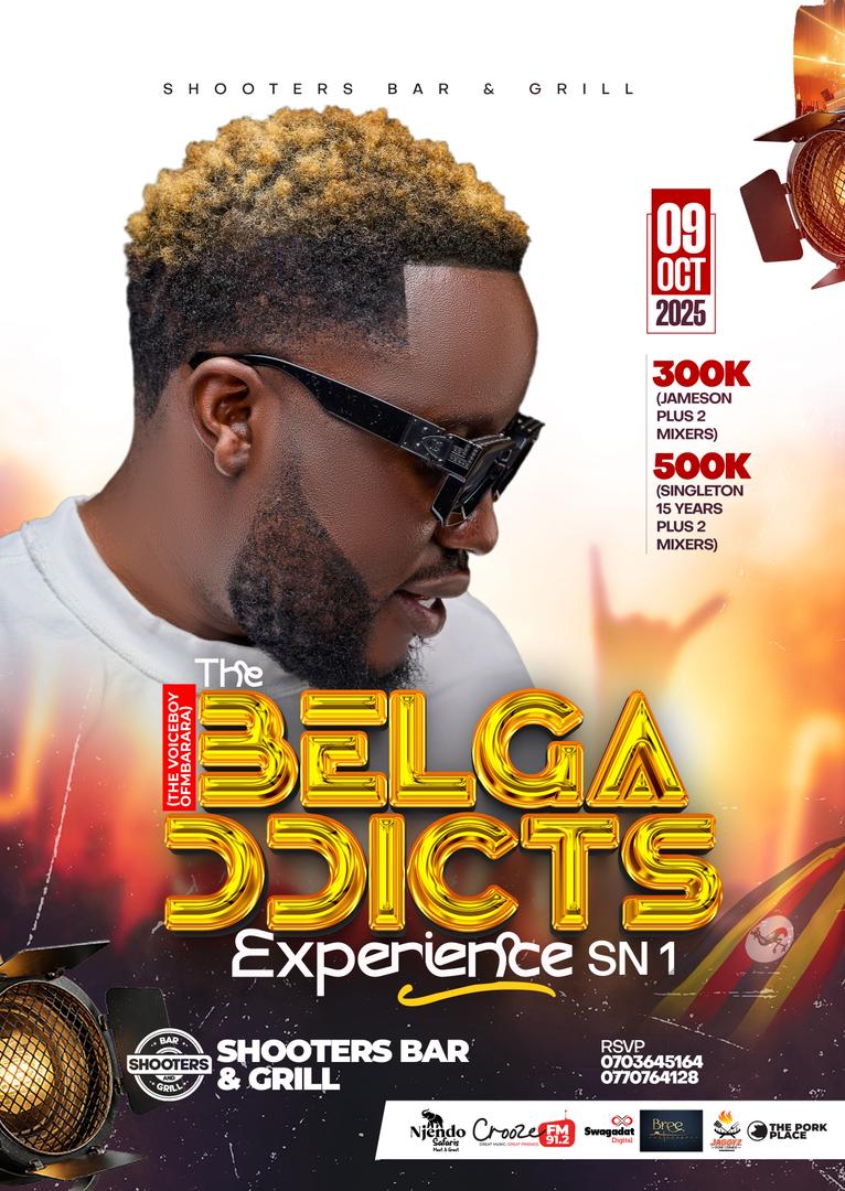 Mark ur calendars BelgaAddicts on 9th October we are partying at shooters bar 🔥
#BELGAADDICTSLIVEEXPERIENCE ✌️