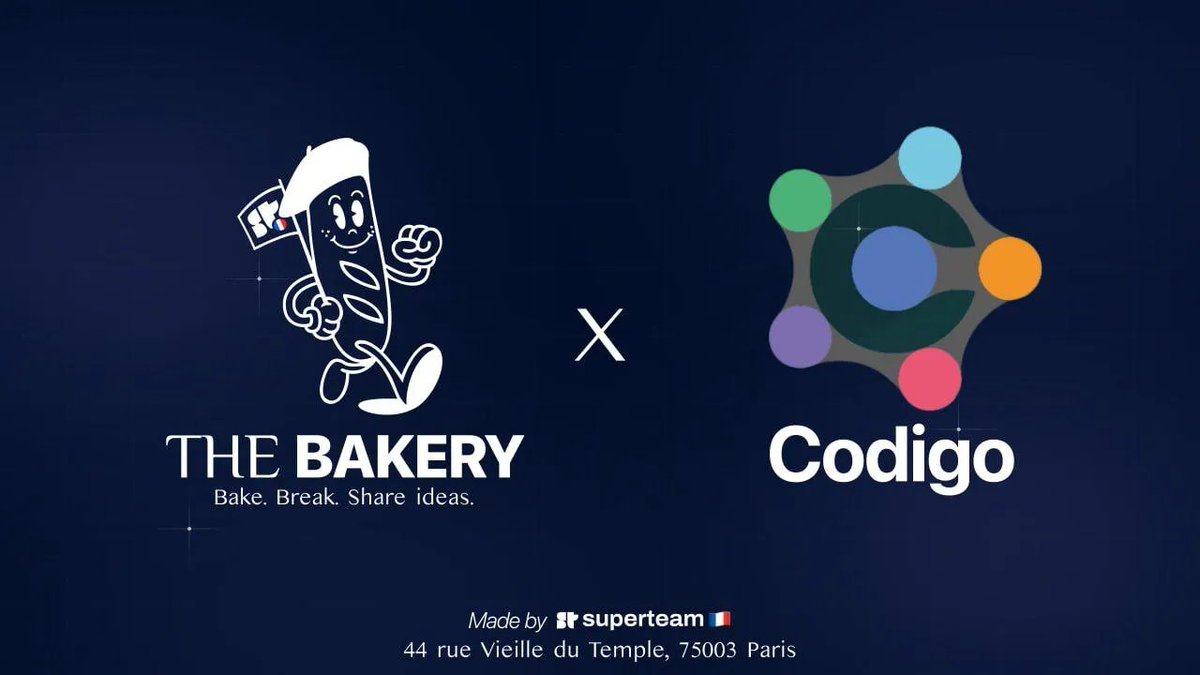Builders in Paris 🥖✨

Código is sponsoring The Bakery by @SuperteamFrance 30 days of co-working, daily workshops and real connections.

Pull up, let’s ship IRL