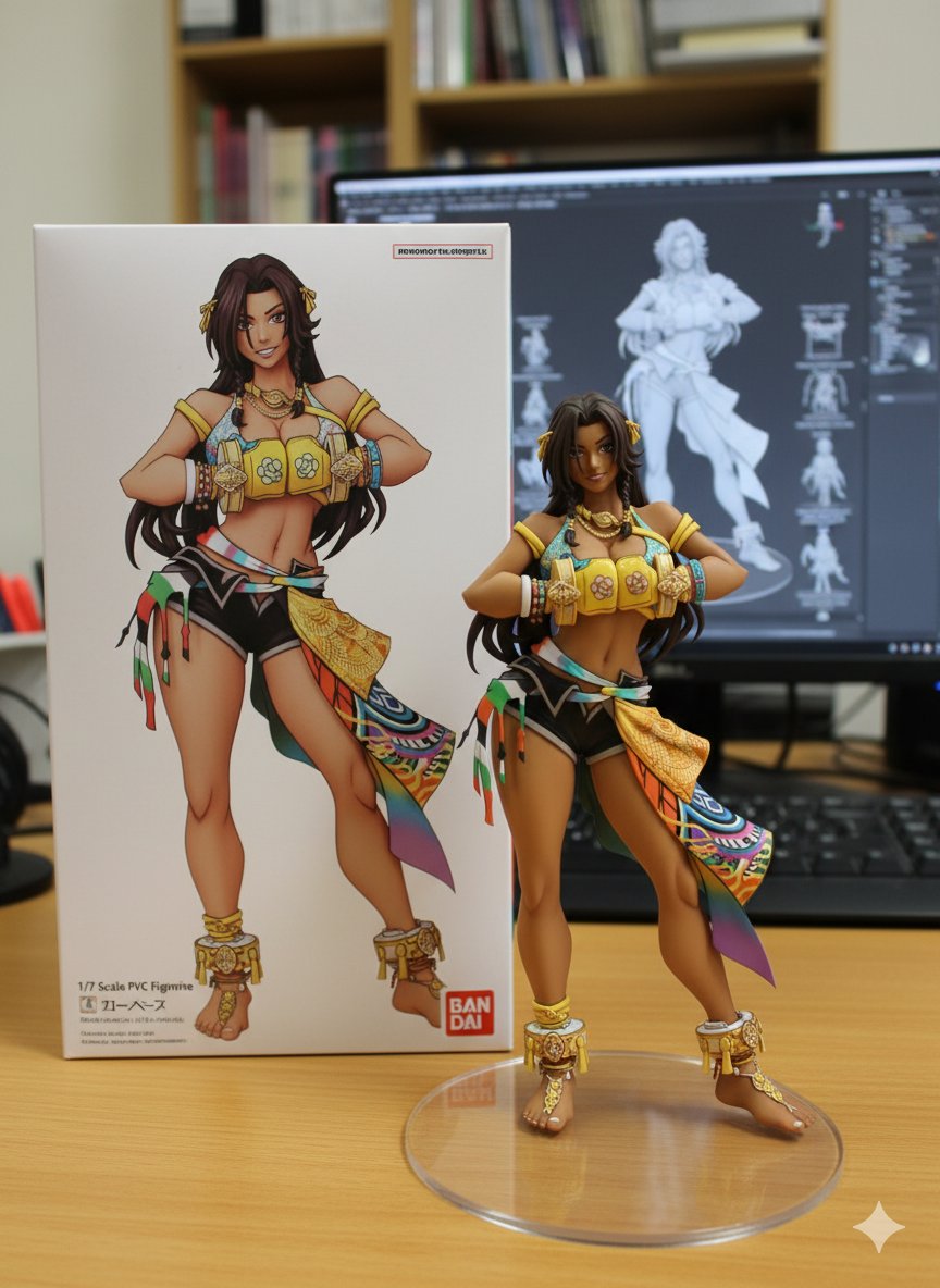 Following the viral figure #trend
Not too bad for an AI sh*t though

Would you buy it if I really decide to market this Miary Zo figure? 😆

#MiaryZo #tekken