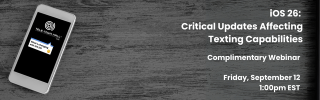 The iOS 26 rollout is upon us, and we want to help you understand changes to the operating system that may have an impact on your texting campaigns!

Join us for this complimentary 30-minute webinar where we'll break down the changes and show you ways to optimize your texting