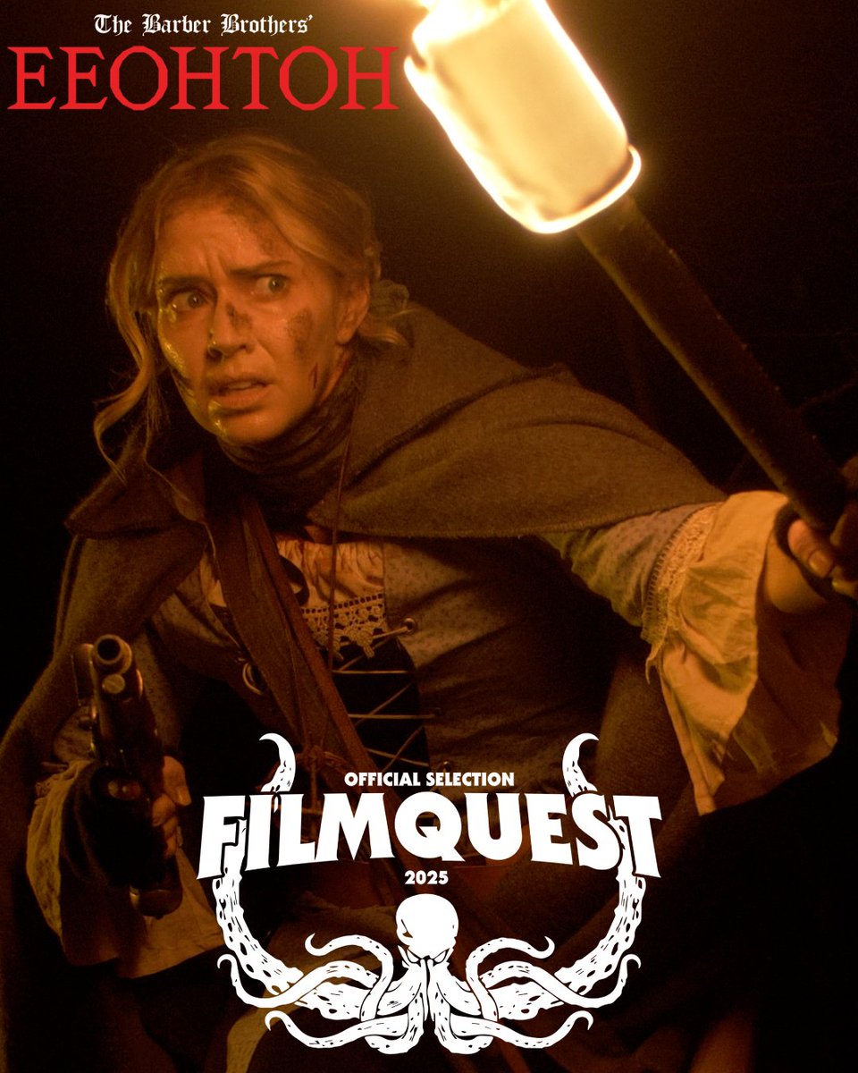 MBarberFilm's tweet image. Honored to have @eeohtoh_movie headed off to @FilmQuestFest this upcoming October! Thank you so much Johnathan Martin, Jonna Jackson and the entire FilmQuest team for supporting our little film!

#filmquest #filmquest2025 #wearefilmquest #prepareforfantastic #thebestofthebest