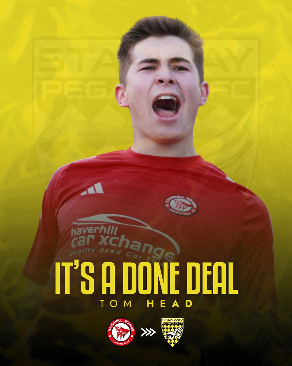 StanwayPegasus's tweet image. ✍️ It’s a done deal!

We’re buzzing to announce that Tom Head has signed for Stanway Pegasus and will be part of tomorrows squad.

Welcome to the Pegasus family, Tom💪

#UTSP || #WelcomeTom 🟡⚫️