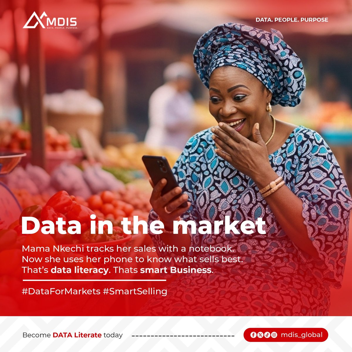 bsvmetax's tweet image. Just wrapped up a Data Literacy Campaign pack with my team ✨  @sesughsamuel @Funmi_graphics

A Poster and 3 social posts for market women, students, and professionals  @MdisGlobal

Clean Simple and Relatable. Proud of how it turned out 🙌

#MDIS #Dataliteracy #data4everyone