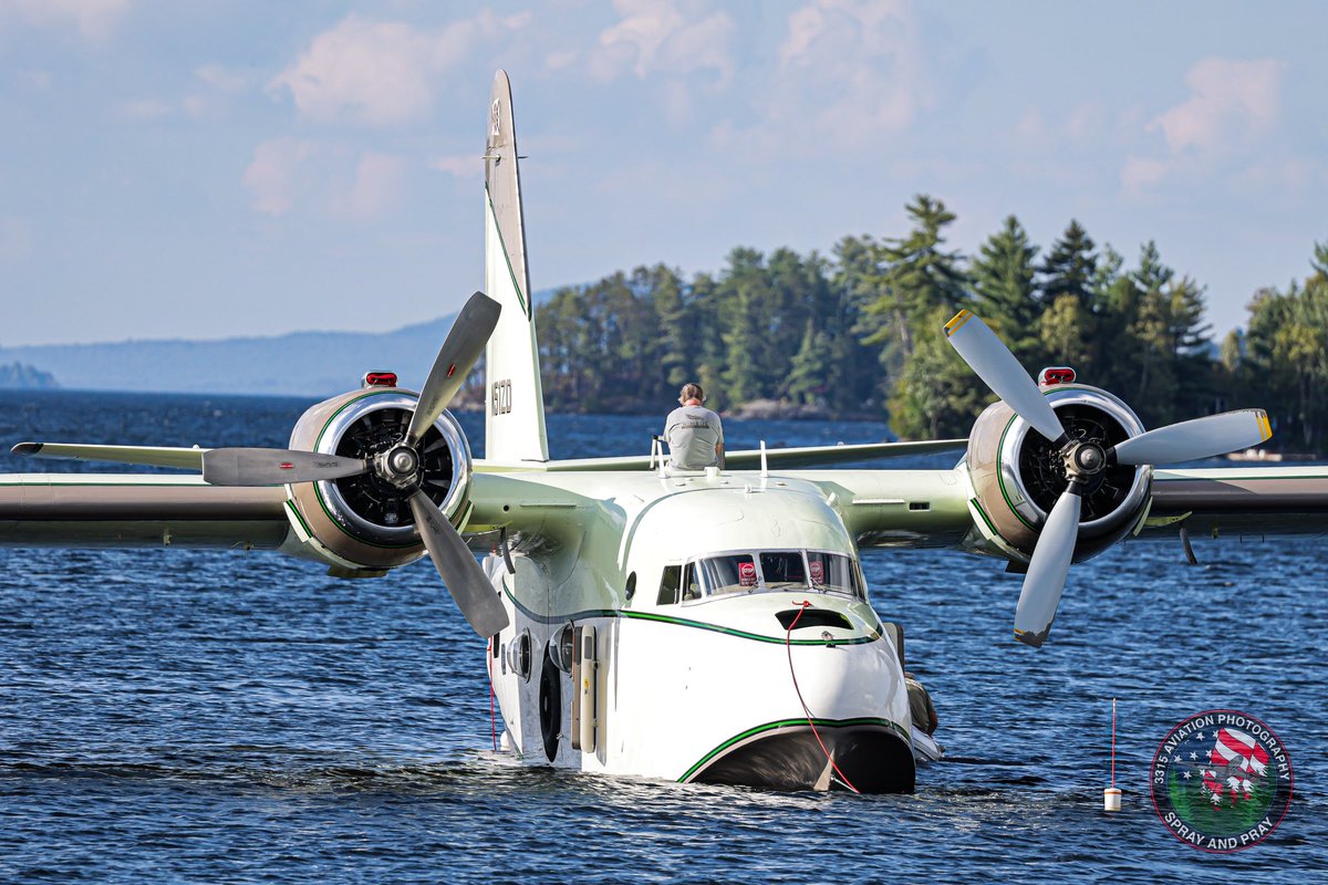 3315Aviation's tweet image. I can’t make the International Sea Plane Fly In tomorrow in Greenville so I went up yesterday afternoon for some arrivals. Hit the jackpot with this beautiful Grumman Albatross. #planegeek