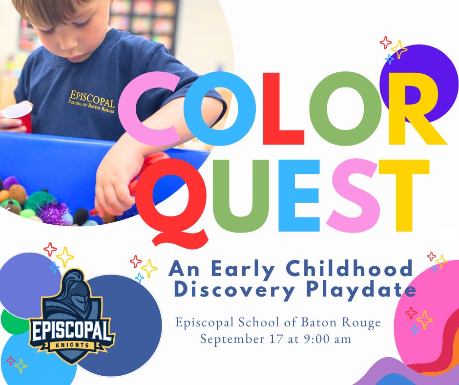 Let the Color Quest Begin!
Ages 2-4 

Claim your child’s place in our Discovery Playdate — where imagination and learning collide.

Limited spots available! 

Reserve today at ow.ly/Gl9W50WRtPR