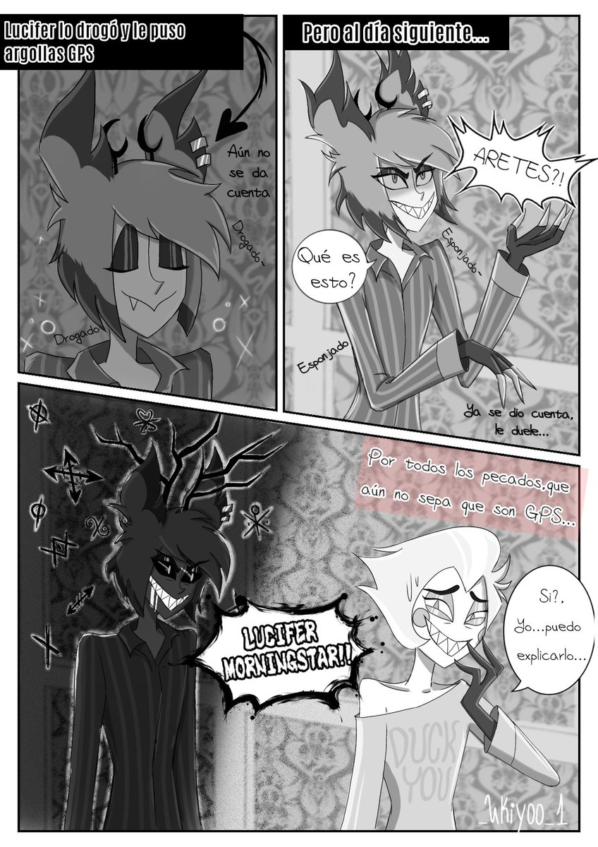 El 23 de abril del año pasado subí mi primer intento de comic jsjs y lo re hice, es increíble como uno avanza y no se da cuenta , cómic: "Lagrimas de un angel"  #alastorxlucifer #alastor #luciferhazbinhotel
#radioapple
x.com/Enthropyst/sta…