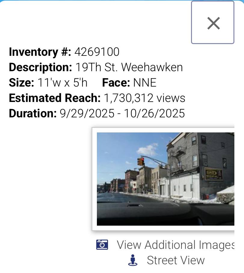first billboard paid ✅

- location: New York, 19Th St. Weehawken
- date: 9/29/2025
- duration: 30 days
- estimated views: 1.7m

it's not the biggest, but it's just the start

$BBC