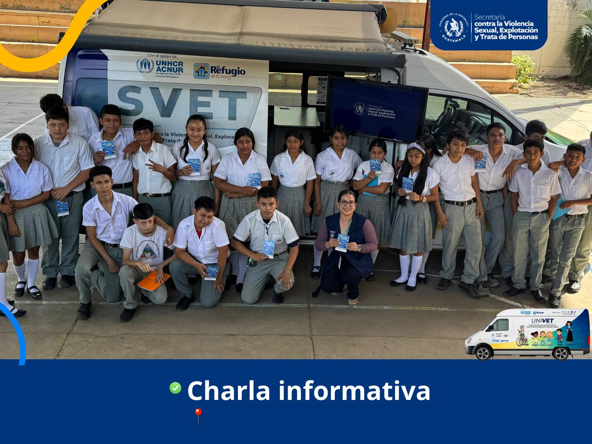 secretariasvet's tweet image. Temas como

Conexión segura en línea 🌐

Reconocimiento de riesgos en las TICS⚠️

Fueron abordados por el equipo de SVET para que reconozcan riesgos en el mundo virtual y denunciar a los números 📞 110 de la PNC y 1510.

#PrevenciónVET #ModoDigital #SVET #Chiquimula