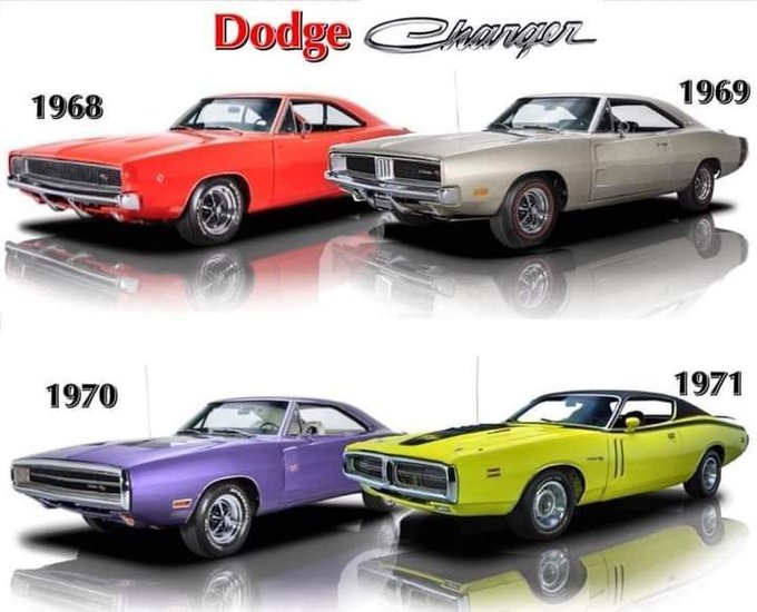 Samuel Collins (@samcsllins) on Twitter photo ♦️📷📷📷📷📷📷📷 Which model year of the Dodge Charger do you like best? #DodgeCharger#CarLovers 💎🔸♦️
By <a href="/HappyMotorhead/">Happy Motorhead</a> ♦️📷📷📷📷📷📷📷 Which model year of the Dodge Charger do you like best? #DodgeCharger#CarLovers 💎🔸♦️
By <a href="/HappyMotorhead/">Happy Motorhead</a>
