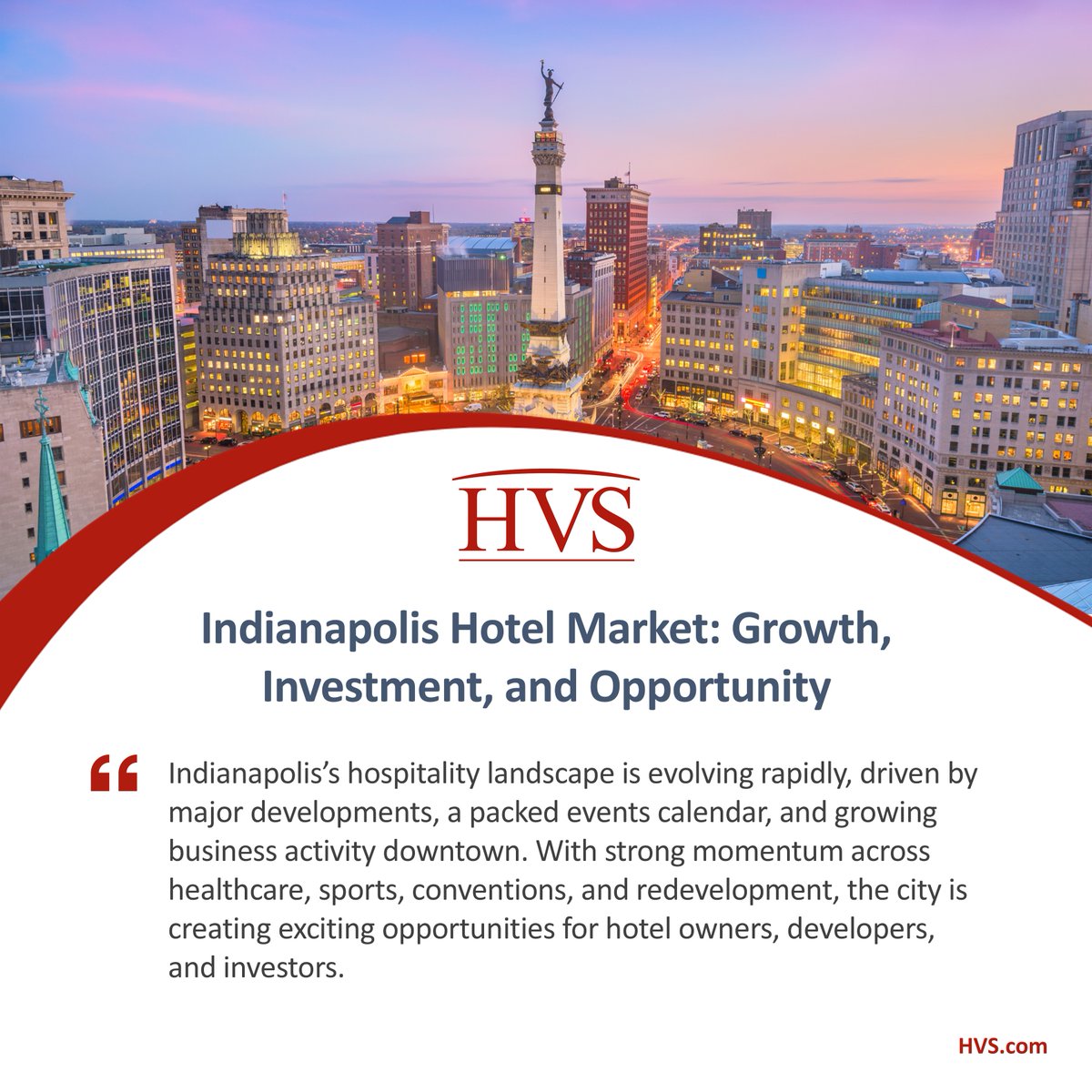 HVS Midwest team Nico Cooper, Sam Wespiser, and Brian Arevalo share the latest details about the Downtown Indianapolis hotel market in this article.

Click here to read more: hvs.com/article/10243/…

#indianapolis #indianapolishotels #hotelindustry #hotelconsulting