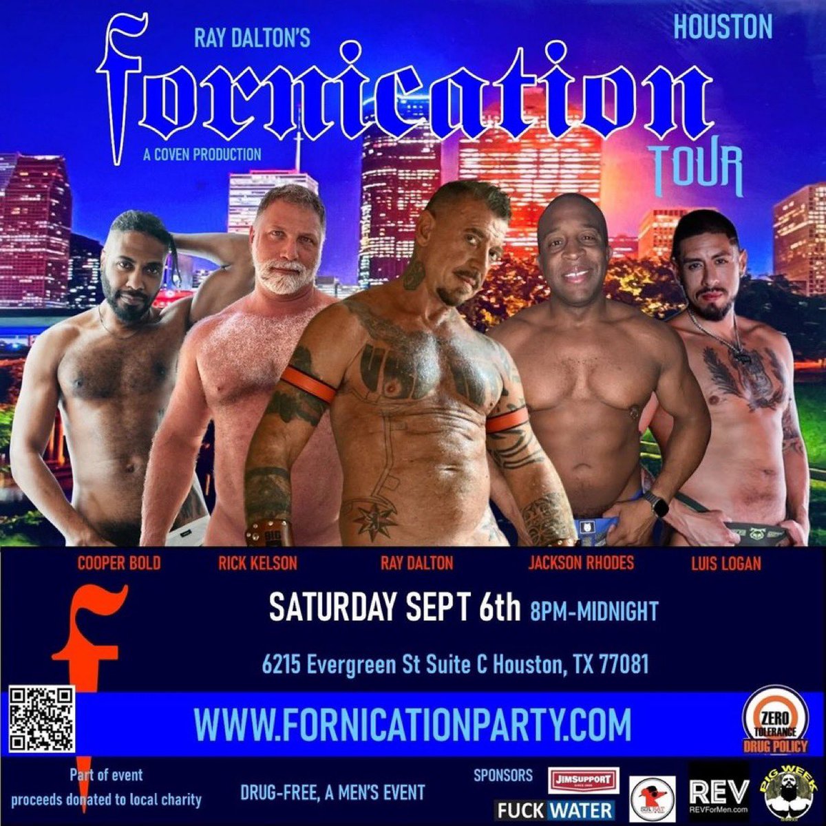 Big Bro <a href="/MattCovenXXX/">MattCovenXXX</a> and <a href="/CovenProduced/">Coven Production</a> throw the best and hottest parties! If you’re in the Houston area tomorrow you should check out Fornication! Head to fornicationparty.com for more info!