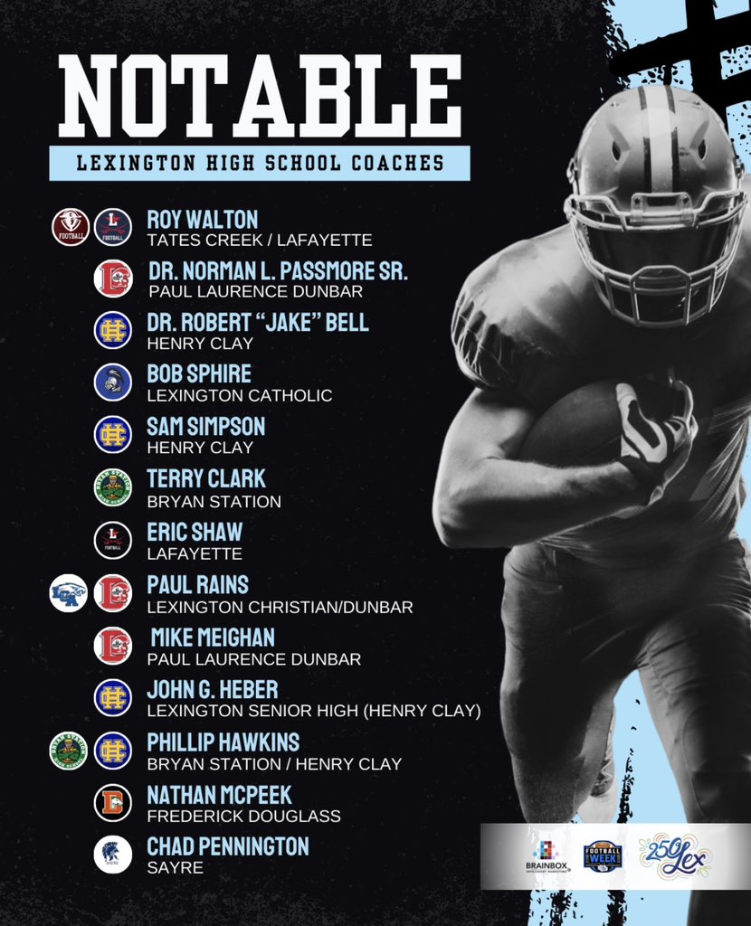 Give it up for our Lexington football coaches! 👏🏈

📝 This list of some of the notable Lexington high school coaches was compiled by former and current coaches and players, local sports writers, historians and media members.

🗣️Tell us below, who are your most notable Lexington