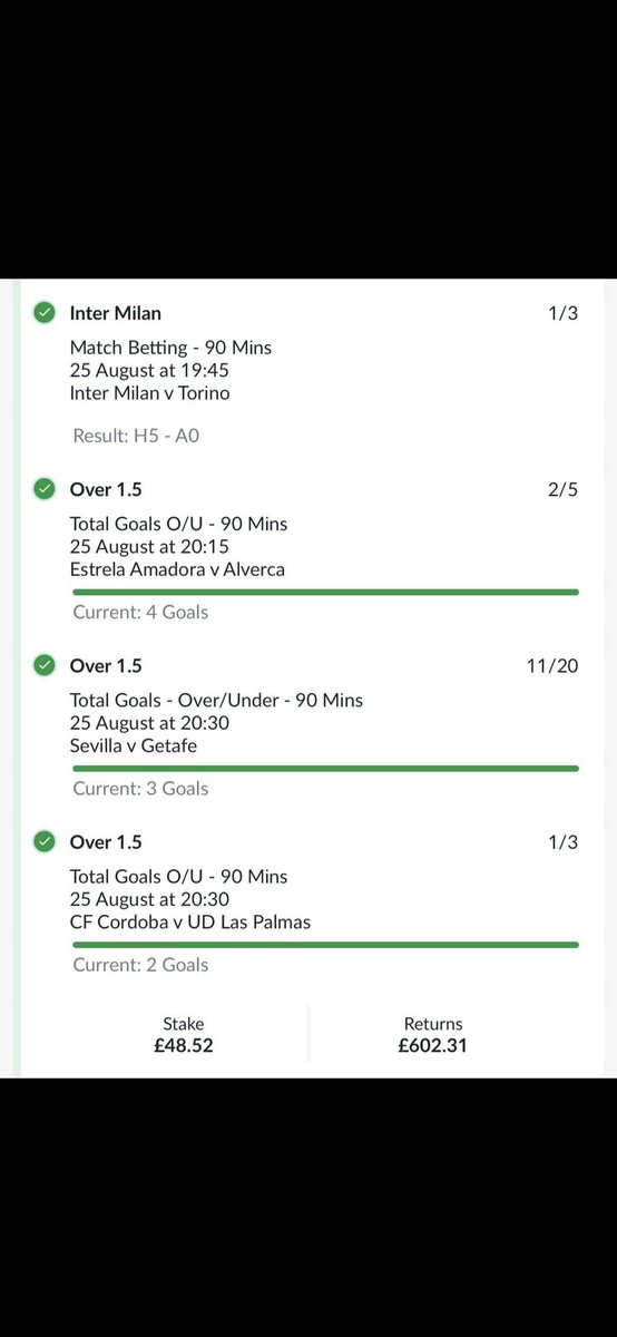 Right folks! A HUGE weekend of football with all my favourite leagues in action and also the internationals where there’s cracking money to be made! 😍

Message me to join us in the Telegram ⚽️💰