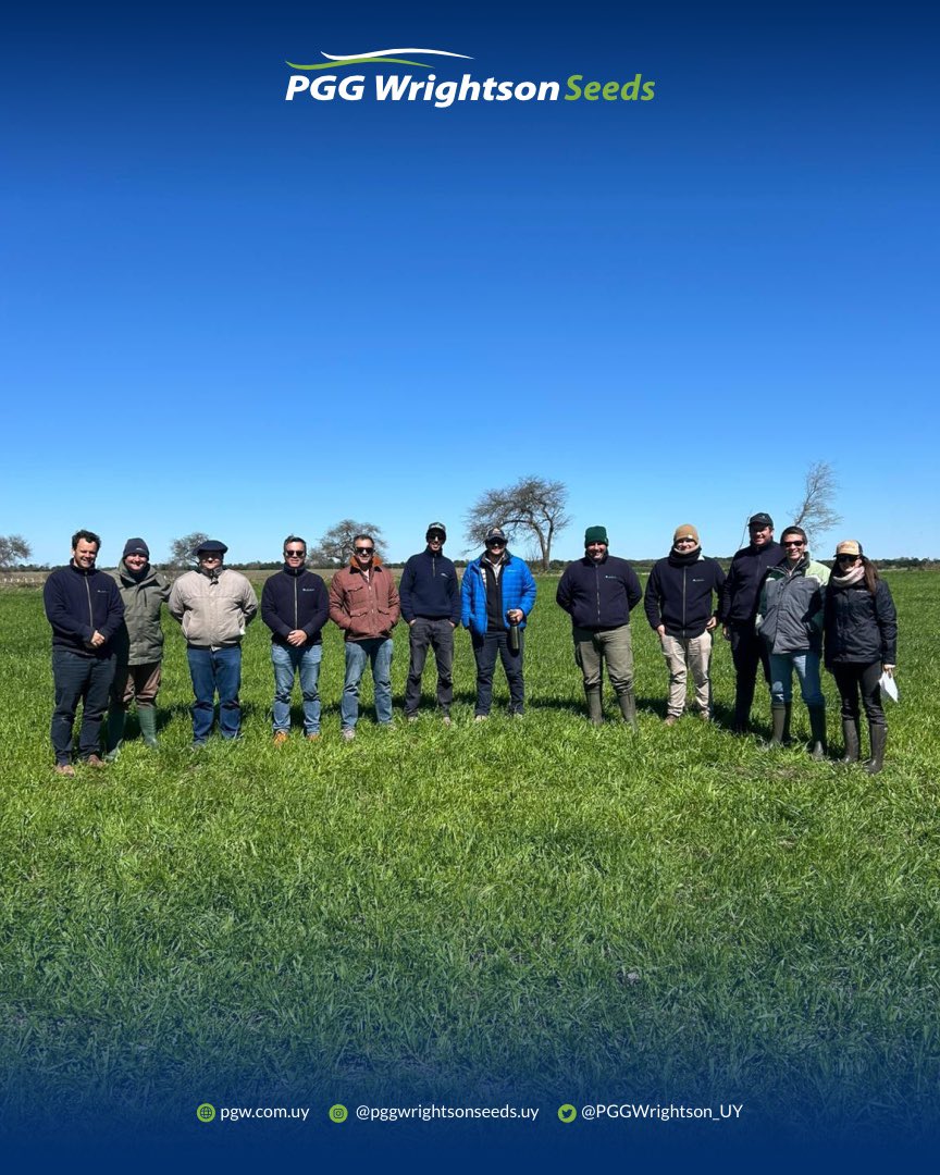 📈 🌱𝐂𝐨𝐧𝐨𝐜𝐢𝐦𝐢𝐞𝐧𝐭𝐨 𝐪𝐮𝐞 𝐜𝐫𝐞𝐜𝐞

Una mañana de gran valor recorriendo semilleros de raigrás y festucas junto a los técnicos de <a href="/CopagranUy/">COPAGRAN</a> 
Un excelente intercambio de manejos, experiencias y aprendizajes, siempre con la mirada puesta hacia adelante.