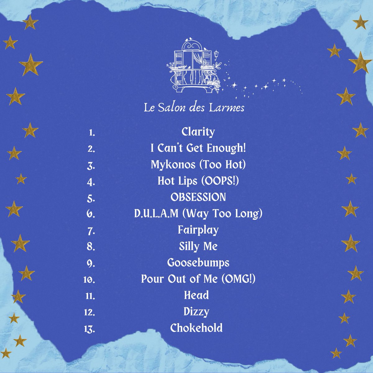 Crying Room Deluxe: Le Salon de Larmes OUT 9/26 🏰⛲️🤍

🌟Presave in my bio now 
🌟iTunes Pre-Order available now