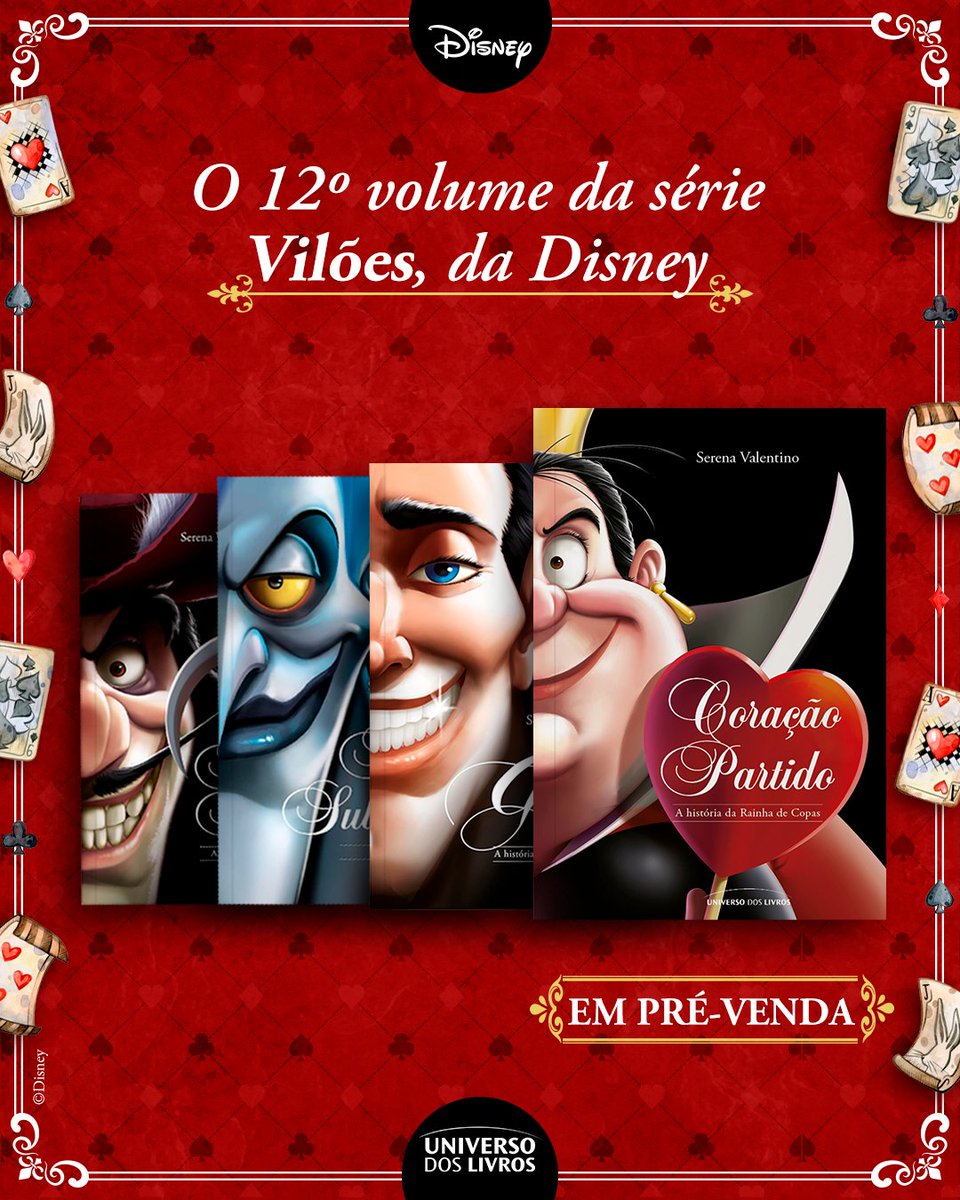 👑 CORTEM AS CABEÇAS!

Você já sabe quem grita essa frase, né? 👀

💔 “Coração Partido”, o 12° livro da série Vilões, de Serena Valentino, chega em outubro e já está em pré-venda: amzn.to/45PmUCr