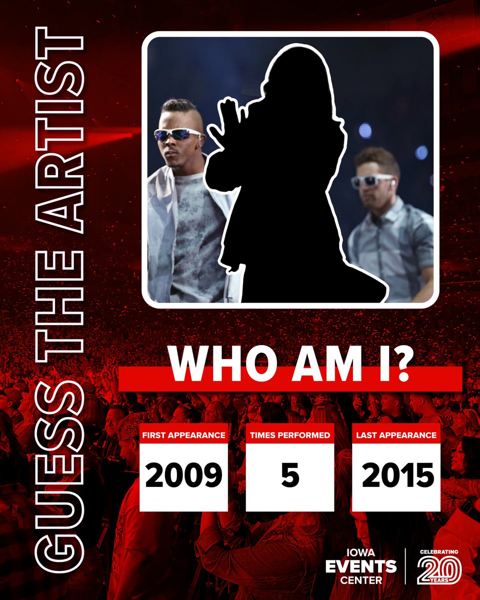 🚨Guess The Artist🚨 Each week, we’ll post a mystery artist with a few hints, and it’s your job to figure out who it is. We’re starting off easy… can you guess this one? Drop your answers in the comments! 🎤👇
