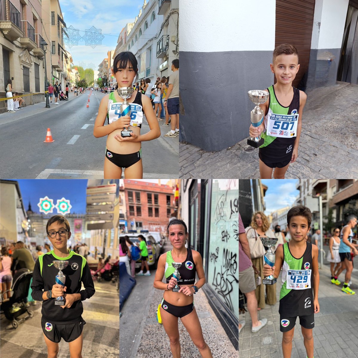 📣 Vuelta a la competición en la Milla de Arganda

Los resultados no han podido ser mejores:

🥈 Chloe – Sub10
🥈 Alejandro – Sub10
🥈 Nico – Sub12
🥈 Gabriel – Sub14
🥉 Sandra – F35