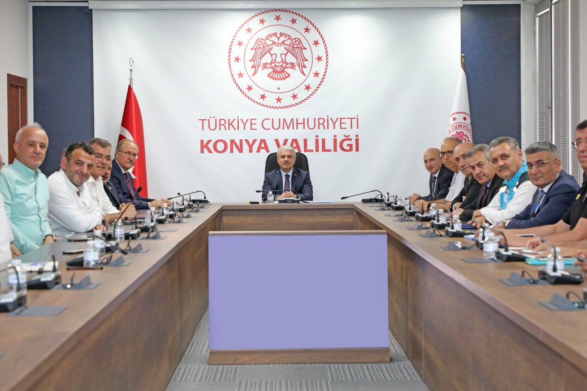 Türkiye -İspanya maçı öncesi Valimiz İbrahim Akin'ın  baskanliginda gerceklestirilen toplantiya katildik.