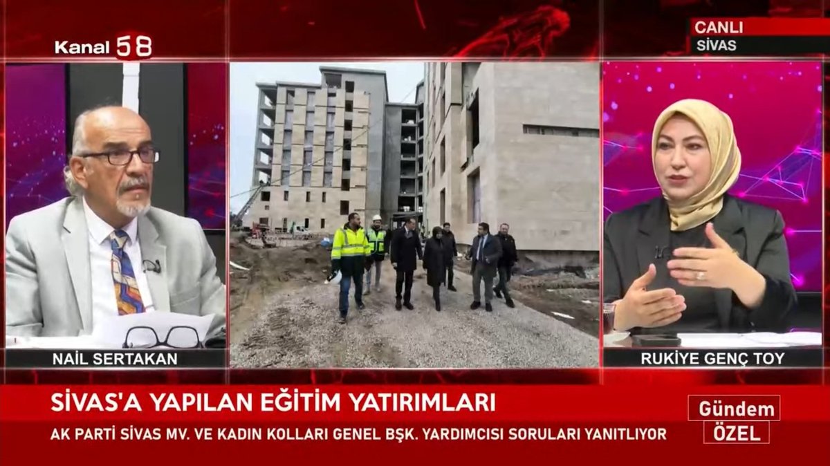 📍#Sivas

Kanal 58 ekranlarında Sayın Nail Sertakan’ın sunduğu Gündem Özel Programı canlı yayınında keyifli ve verimli bir sohbet gerçekleştirdik.

Kıymetli soruları ve keyifli sohbeti için Sayın <a href="/NailSertakan/">Nail Sertakan</a>’a, misafirperverlikleri için <a href="/kanal58comtr/">Kanal 58</a> ailesine teşekkür ediyorum.