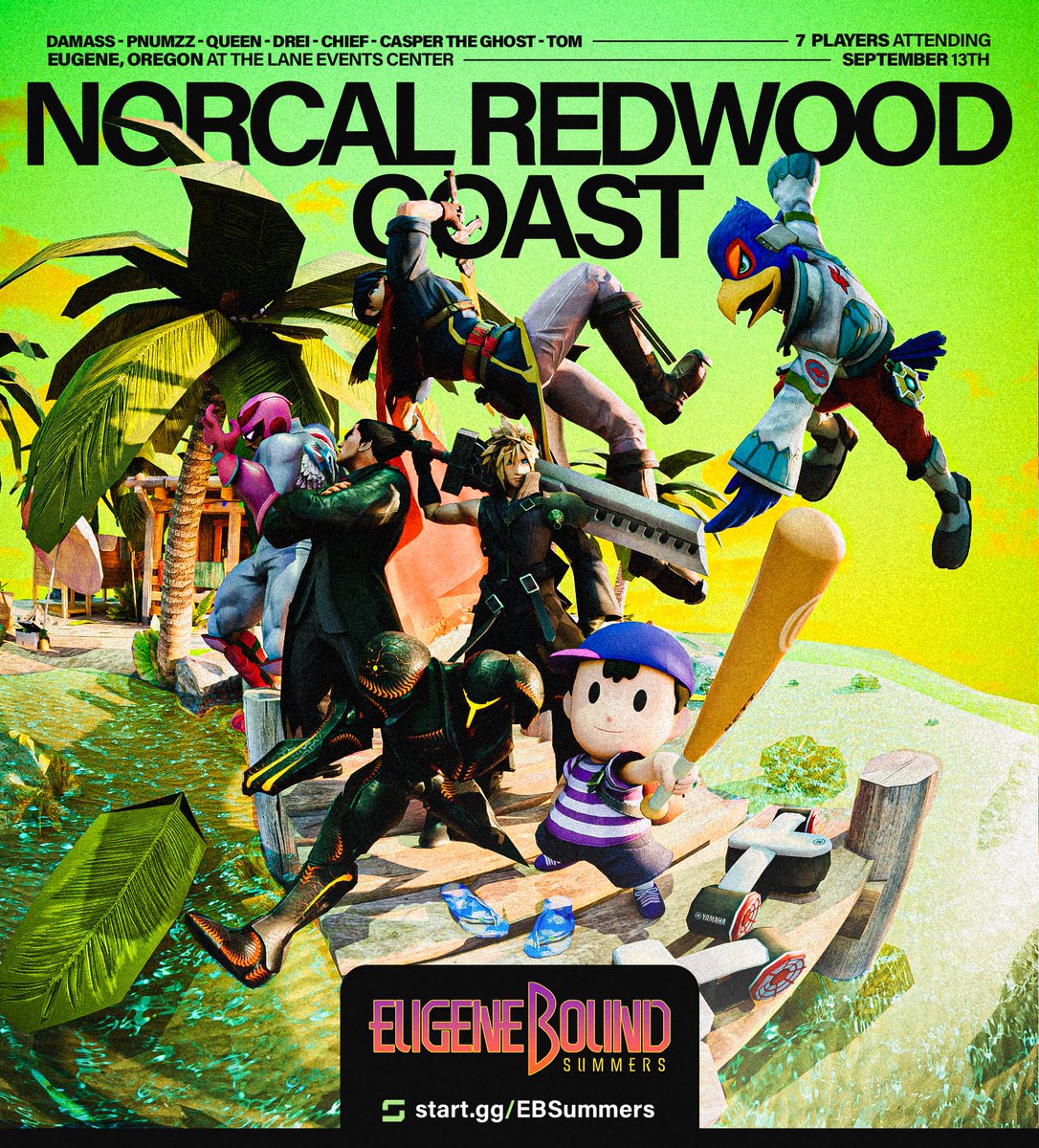 EugeneBoundSSB's tweet image. We welcome the NorCal Redwood Coast scene to EugeneBound scene to EUGENEBOUND SUMMERS 🌎

This year, they come bringing their best!

You don’t want to miss this 😤